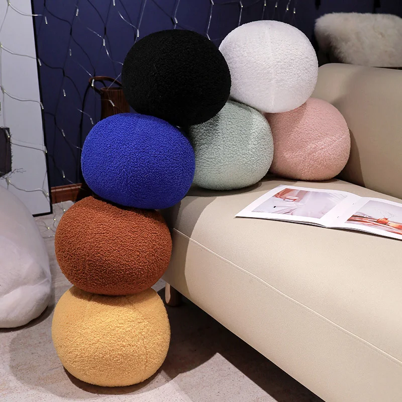 30x30cm Plush Ball Toy Stuffed Colorful Soft Squishy Dancing Accessory Pillow Sofa Chair Bed Decor Plushie Gift 2