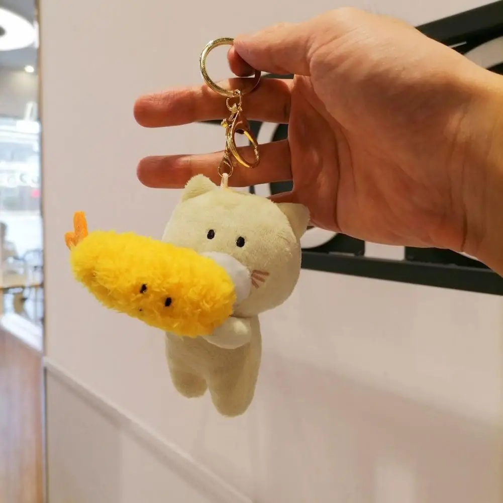 Doll Keychain Adorable Plush Animal Keychains Cute Puppy Kitten Pig Bear Dolls Soft Stuffed Toys for Backpacks Gifts for Girls 2 pcs skating keychain boot skates hanging ice pendants decor car fashion keychains small adorable