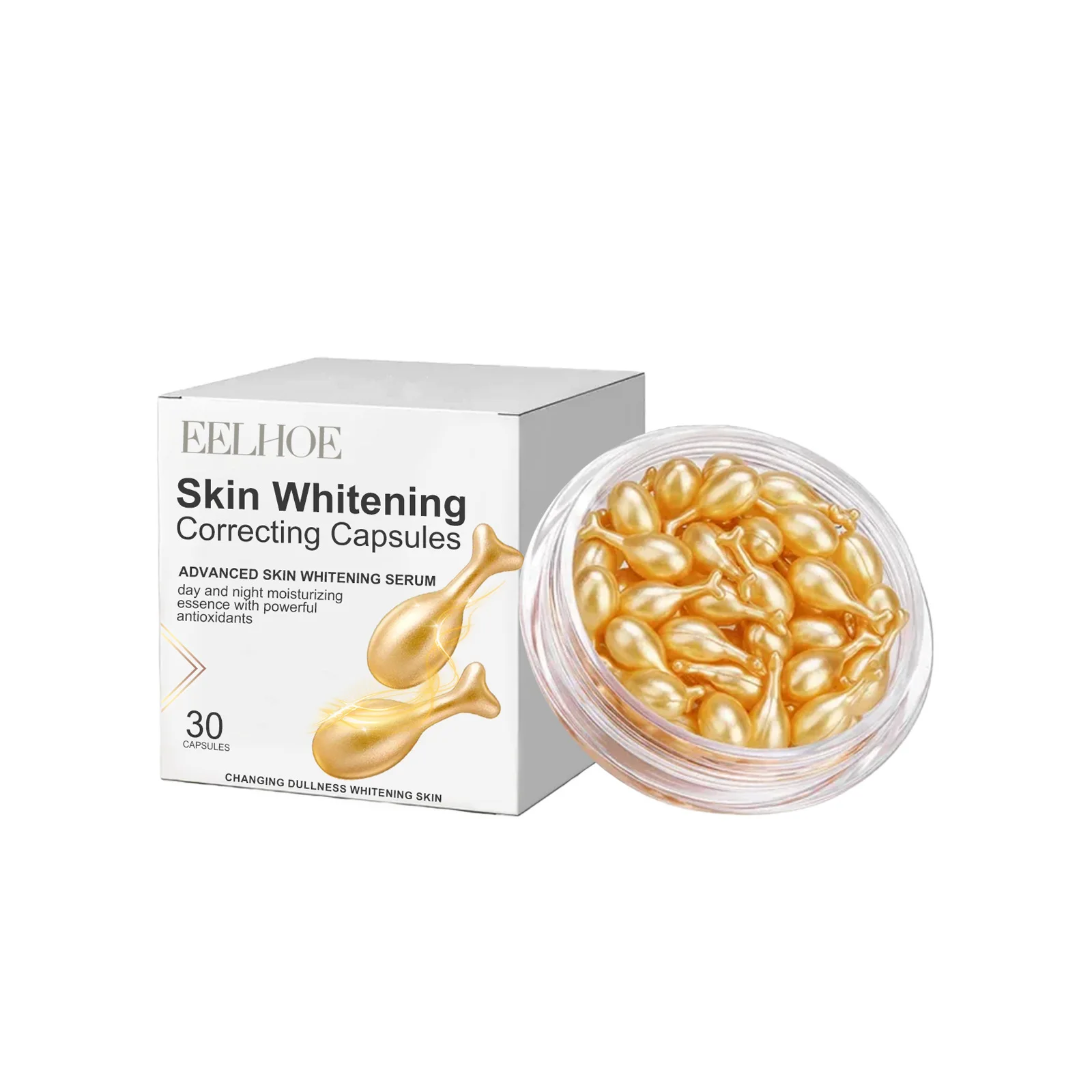 Vitamin E Capsules Brightening Skin Bleach Dull Skin Anti Dark S-pots Pigment Corrector Rejuvenated Skin Smooth Serum Capsules 2