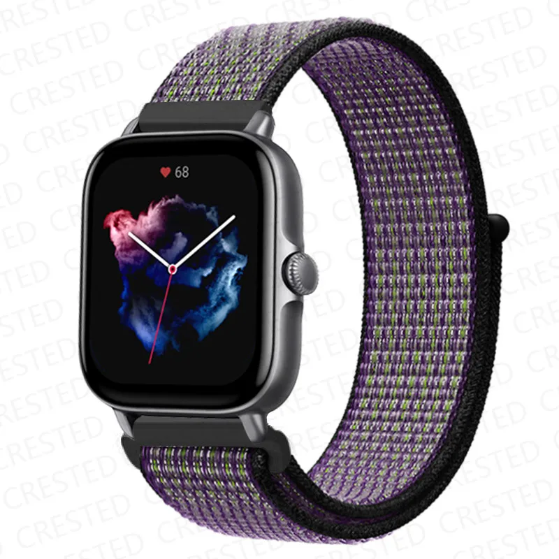 Nylon Sport Watch Band Bracelet - 20mm/22mm Adjustable Strap