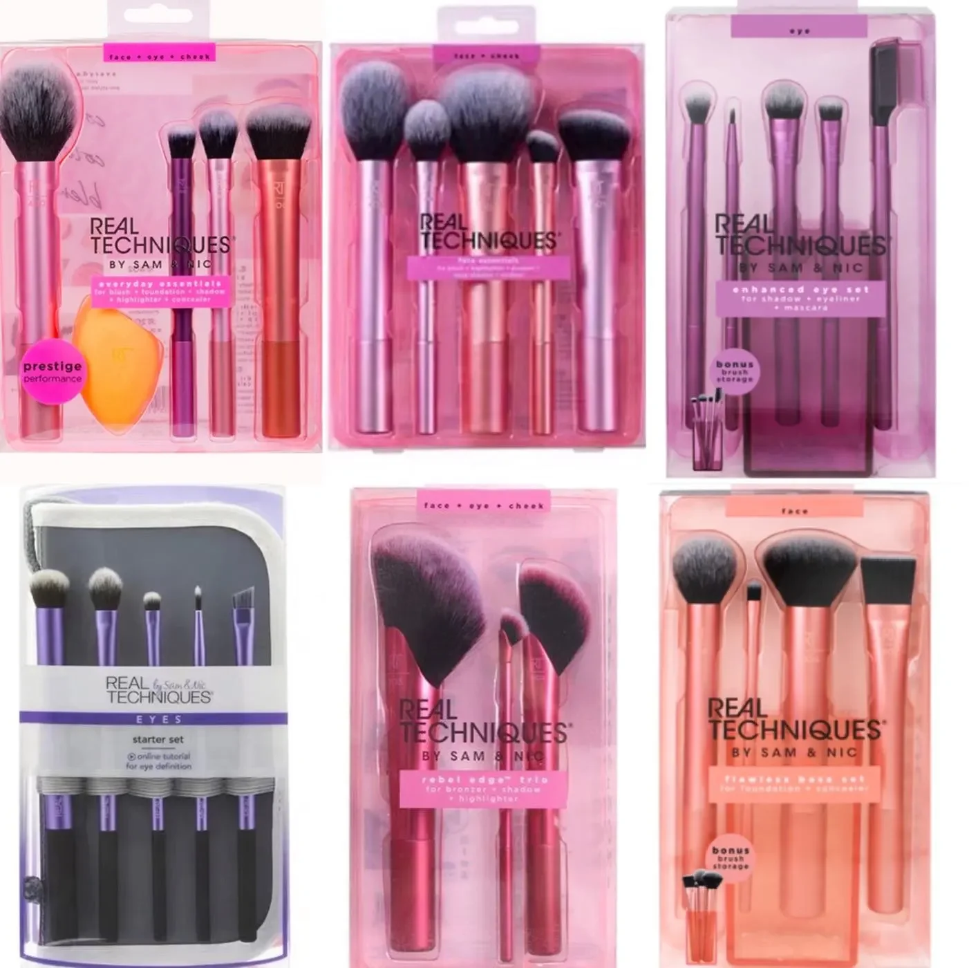 Makeup Set Real Techniques Brushes