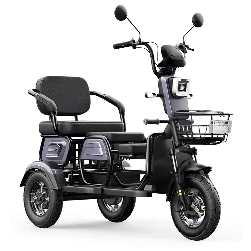 

wholesale High quality cheap electric cargo tricycle mobility scooter three 3 wheels car adult electric tricycles