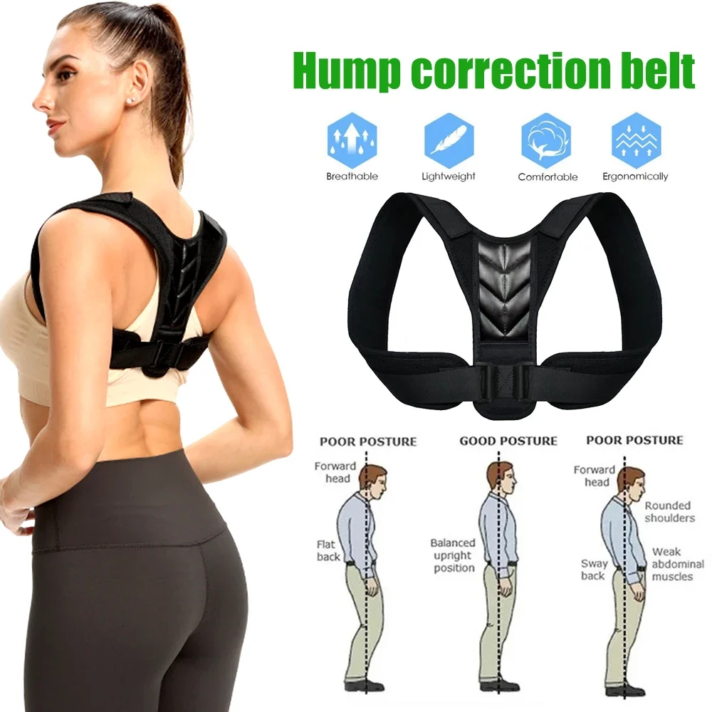 Posture Corrector Back Brace Comfortable Posture Trainer For Spinal Alignment And Support Adjustable Back Straightener