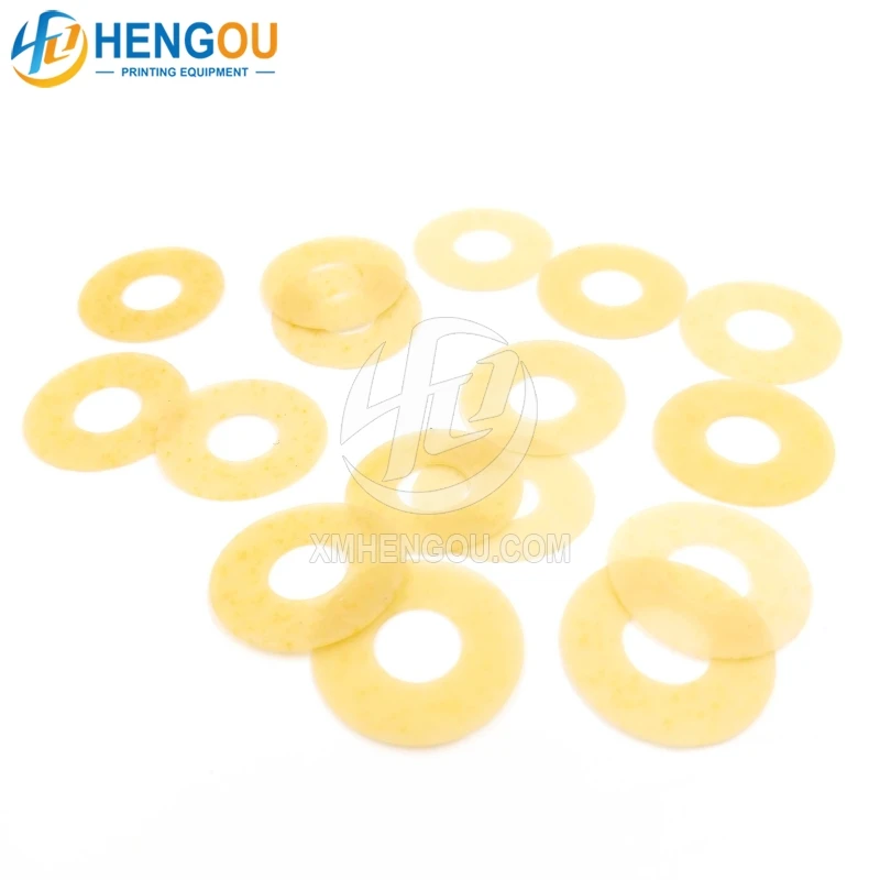 cartridge chip 30 Pieces 38x13x1mm Yellow Rubber sucker 66.028.406/C and 30 Pieces 30x13x0.5mm Rubber sucker spare parts for offet machine canon printer roller