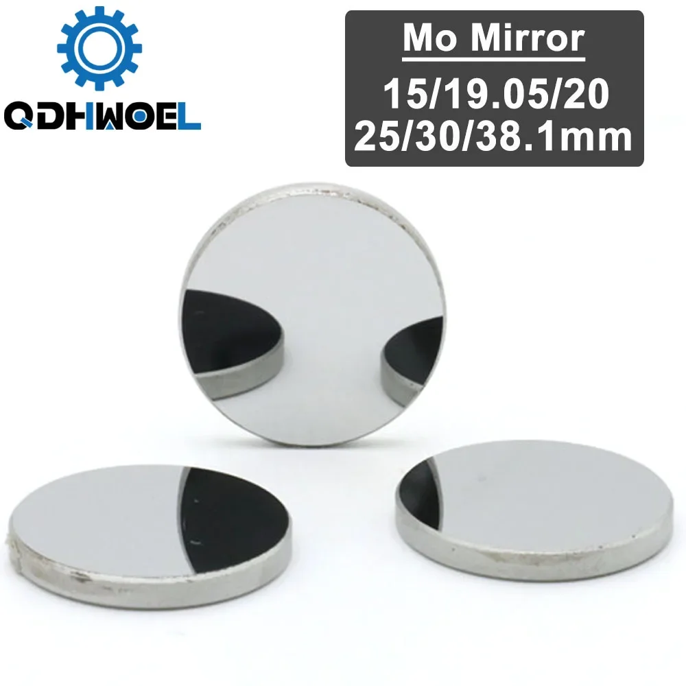 

High Quality Co2 Laser Mirror Dia. 15 19.05 20 25 30 38.1mm Mo Reflect Mirror For Co2 Laser Engraving And Cutting Machine