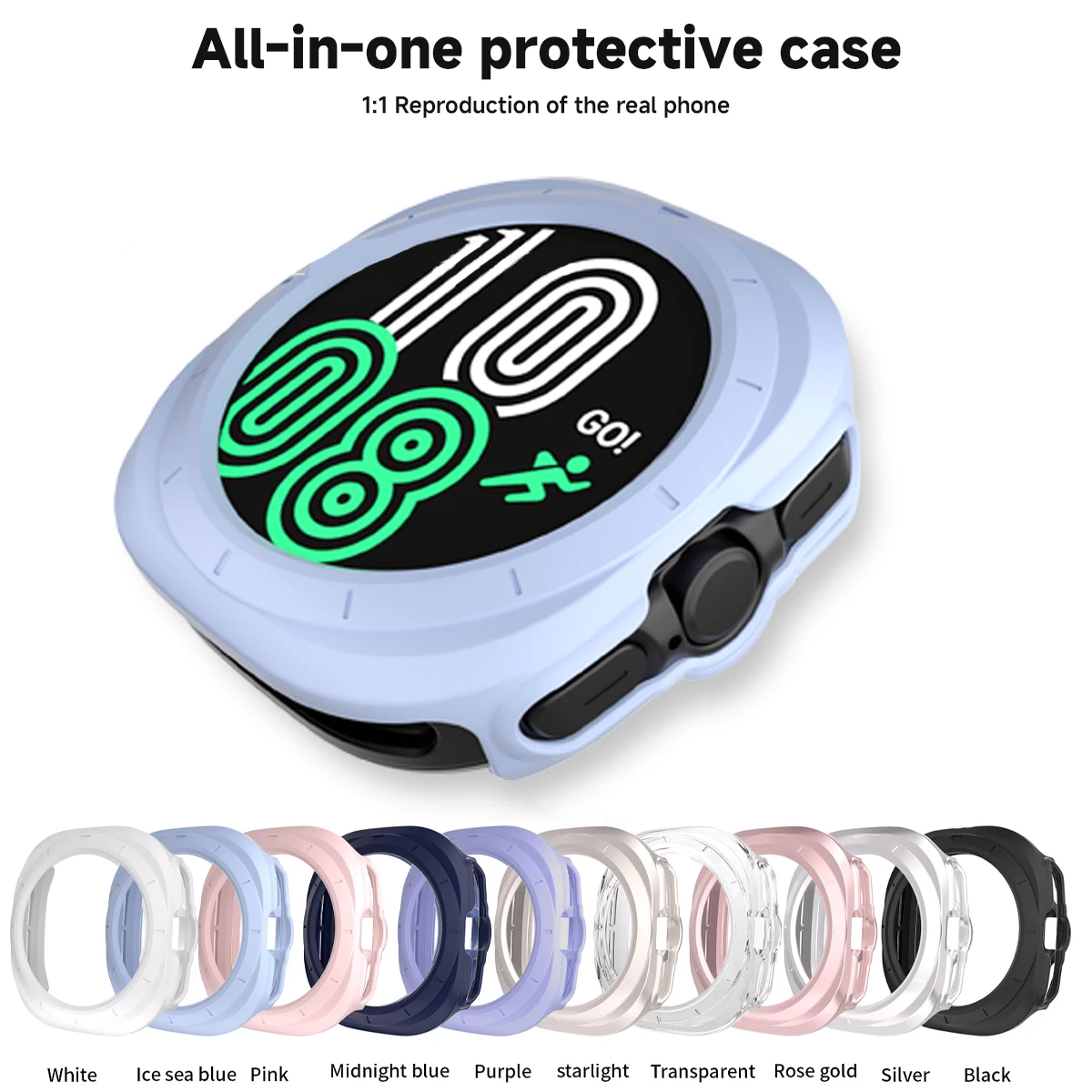 Matte Protective Watch Cover - Ultra 47mm Bumper Shell Accessories