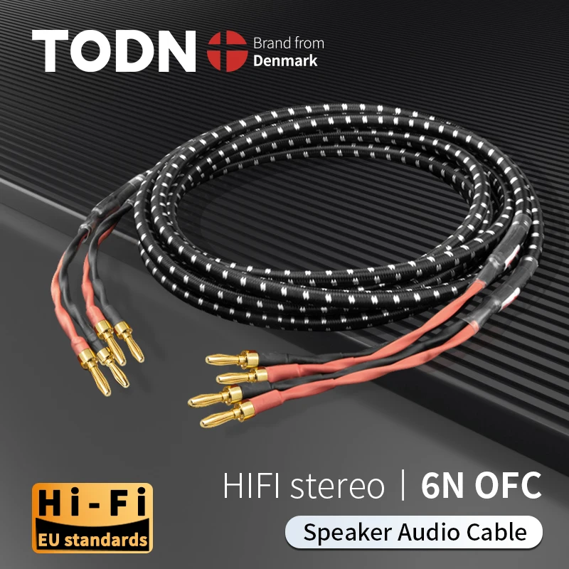 TODN HIFI speaker audio cable Highend stereo Amplifier cable High