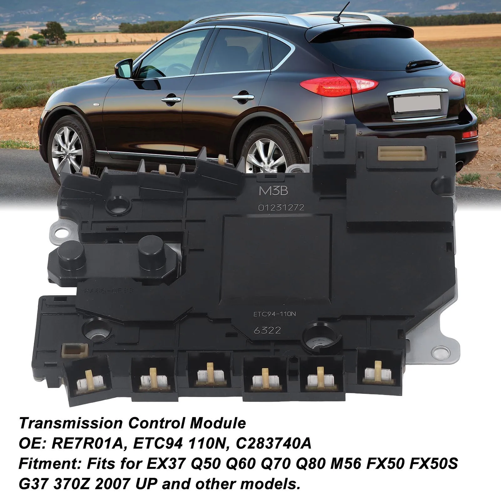 Auto Transmission Control Module Unit RE7R01A TCU TCM C283740A For Nissan EX37 Q50 Q60 Q70 Q80 M56 FX50 FX50S G37 370Z