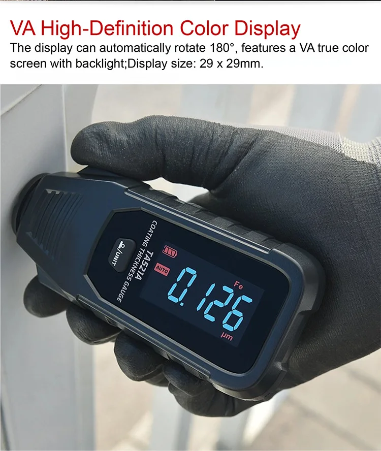 TA521A/522A Paint Coating Thickness Meter 0‑2000µm High Accuracy Car Paint Teste