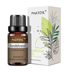 Lavender Aromatherapy Essential Oil Blend - 10ml Pure & Natural for Diffuser, Skin Care, DIY & More (Sandalwood)
