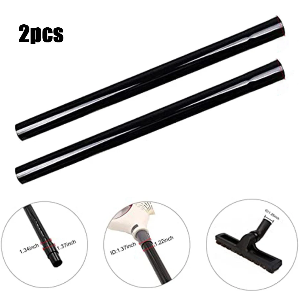 

Cleaner Accessory Tubes Black Extension Rod SET Wet Dry Vacuum Cleaner 2PCS Room New Part Kit Rand New Durable