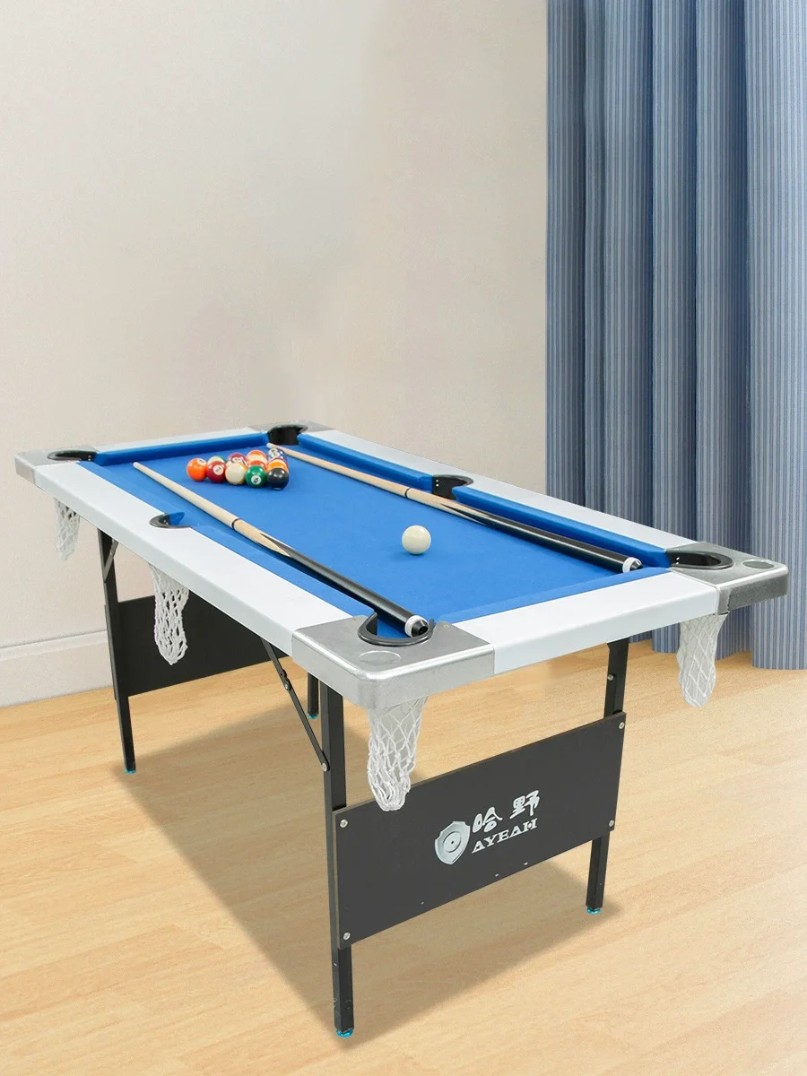 Pool Table, Folding Mini Table, 7ft Snooker Table for Home Kids Game