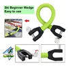 1pc Outdoor Ski Board Connector Kids Teach Aids Ski Equipment Double Board Head Connect Rope Children Skateboard Holder Beginner 4
