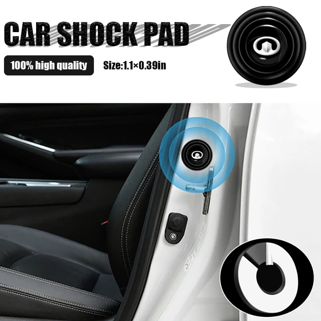 Tilskud kan ikke se oversætter Universal Car Door Silicone Shock Pad Anti-collision for Renault Megane 2 3  4 Duster 3 Fluence Kadjar Trafic Kangoo Accessories - AliExpress