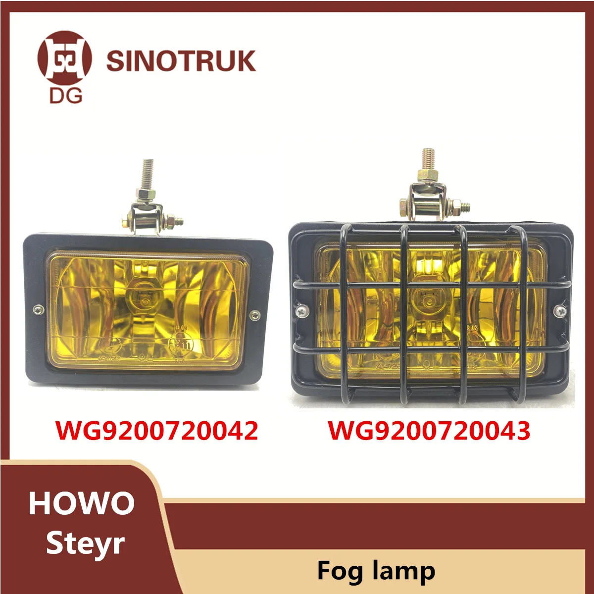 

Противотуманная фара WG9200720042 для SIONTRUK HOWO Steyr передняя деталь оригинальные детали WG9200720043 с защитной крышкой