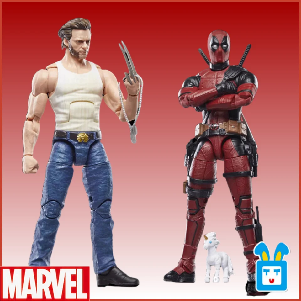 

[in Stock] Genuine Marvel Legends X-men Anime Model Doll Wolverine Deadpool 6-inch Mobile Doll Handheld Collection Decorative Gi