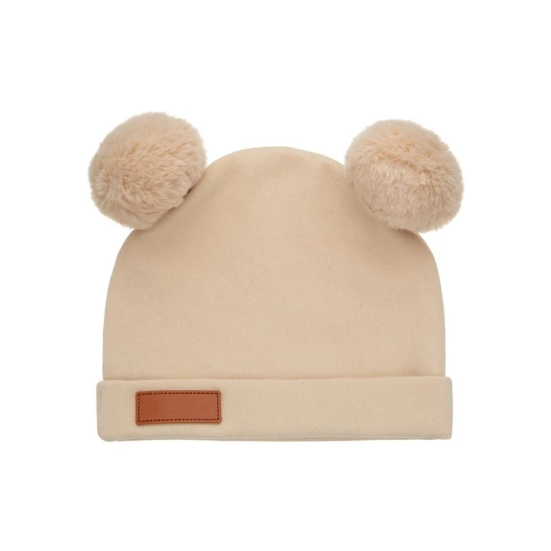 

Трендовая шапочка для новорожденных, вязаная хлопковая шапка, теплая и модная детская шапочка, удобный детский головной убор для