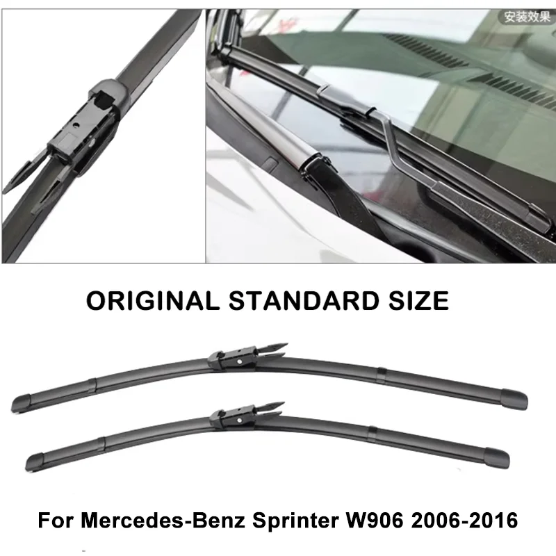 Car Wiper Front Wiper Blades For Mercedes Benz Sprinter W906 906 2006 2016 26" 24"Car Accessories Windshield Windscreen Window 3