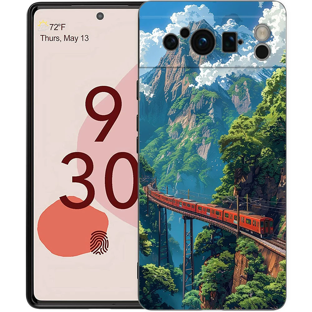 Landscape Japan Series Aesthetic Scenery Phone Case - Soft Shockproof TPU Cover