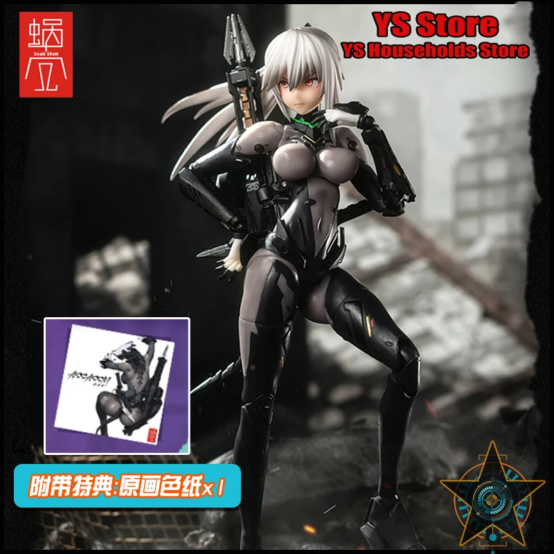 

Original 1/12 Mobile Suit Girl Cool Handsome ASSASSIN Figure Model Toys Full Set 6” Moveable Body Fans Best Collectible Gifts