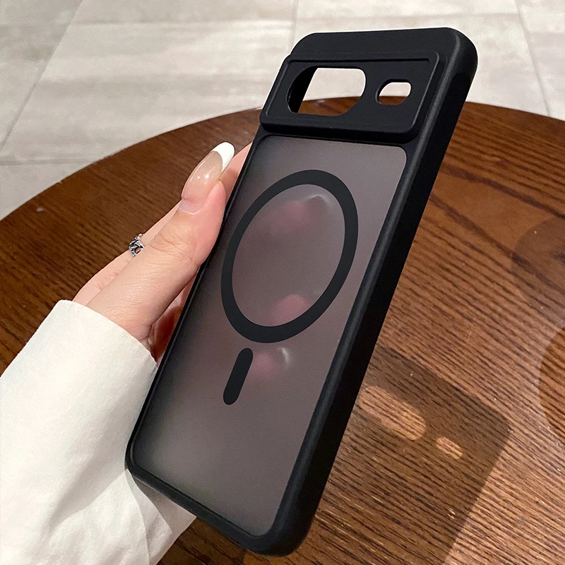 Magnetic Matte Acrylic Phone Case with Magsafe Wireless Charging Compatibility