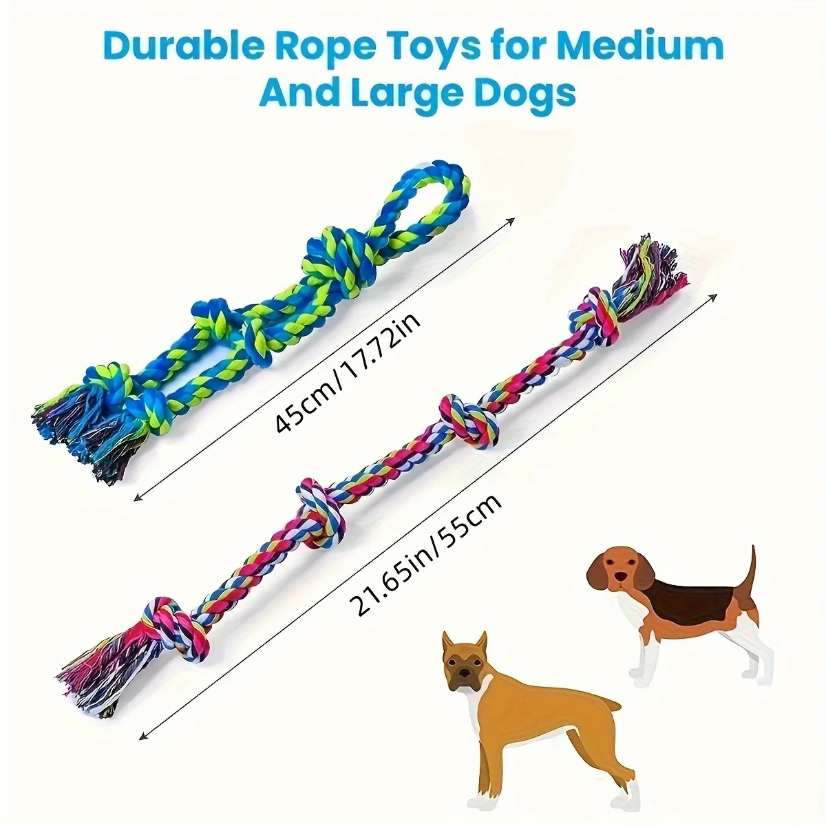 Durable Knot Dog Chew Toy 2