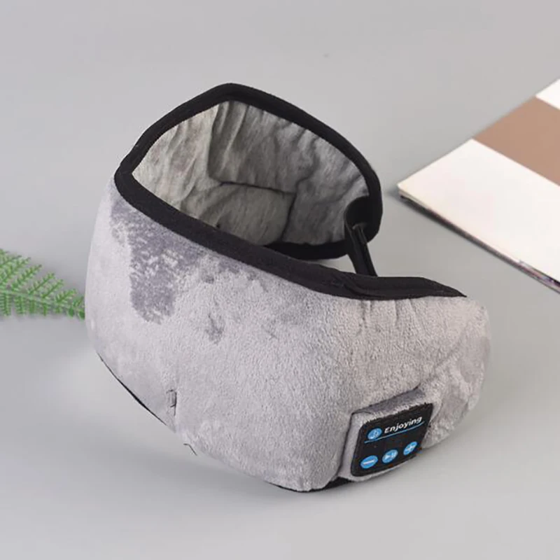 Smart Sleep Mask Patch And Bluetooth Wireless Headphone 3D Sleep Mask Aid And Light-blocking Eye Cover