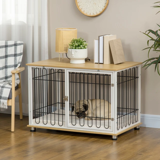 PawHut Cage pour chien pour la maison cage pour chien d'intérieur niche  pour chien