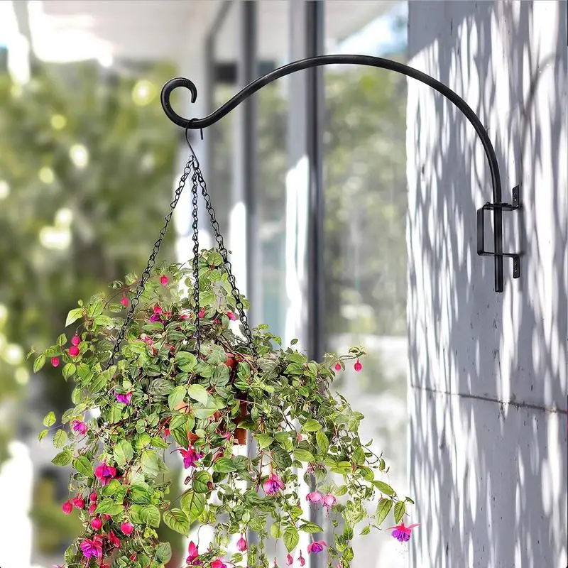 Swivel Plant Hanger Heavy Duty Plant Hanger Hook Outdoor Bird Feeder Bracket For Flower Basket Wind Chime Lantern Wall Plant