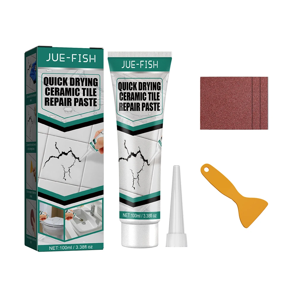 Practical Ceramic Repair Paste Environmentally Universal Floor Tile Repair Cream Quick-Drying Waterproof for Floor Wall Tile