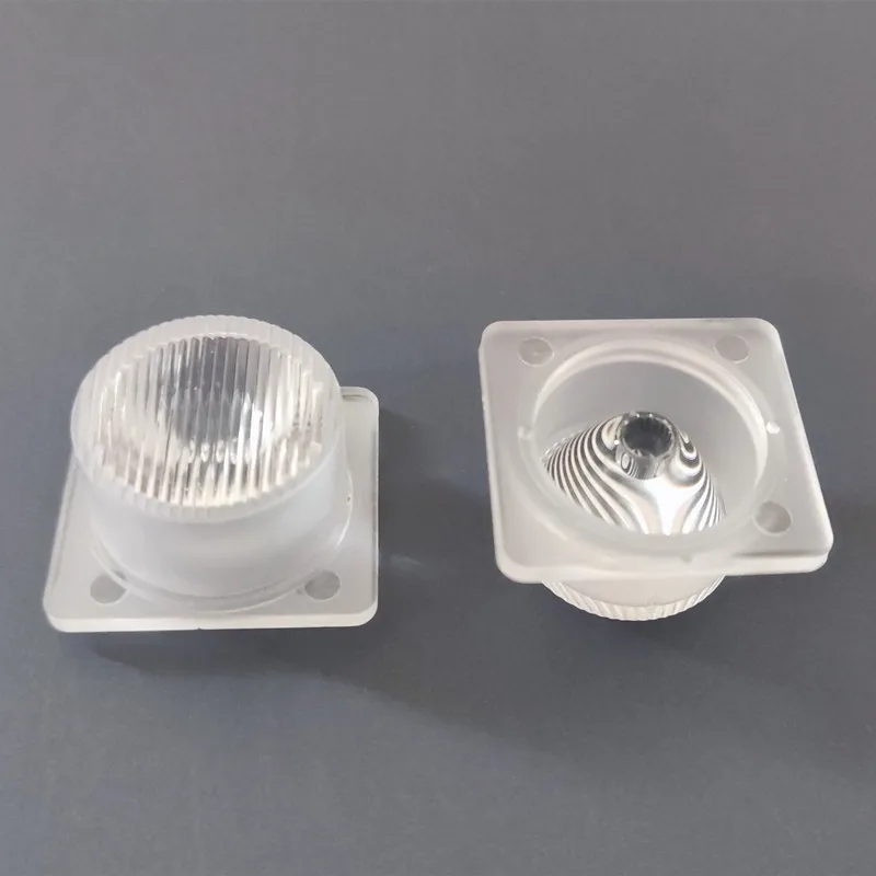 

APUB-26 High quality Waterproof Led Lens, for Cree 3030,3535, Degree 6X45, Size: 26X24X13.3mm, Stripe surface, PMMA