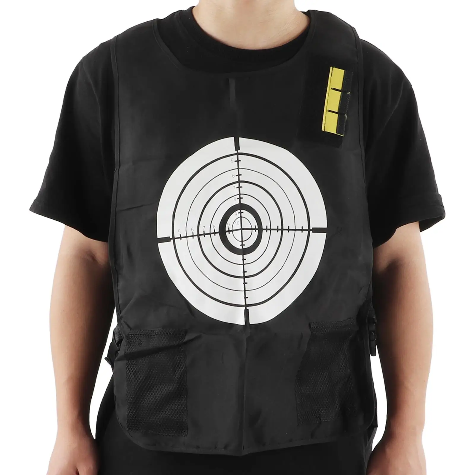 Water Activated Target Vest for Fun Water Fights &ndash; Comfortable Elastic Side Strap for Pool Parties & swimming Games