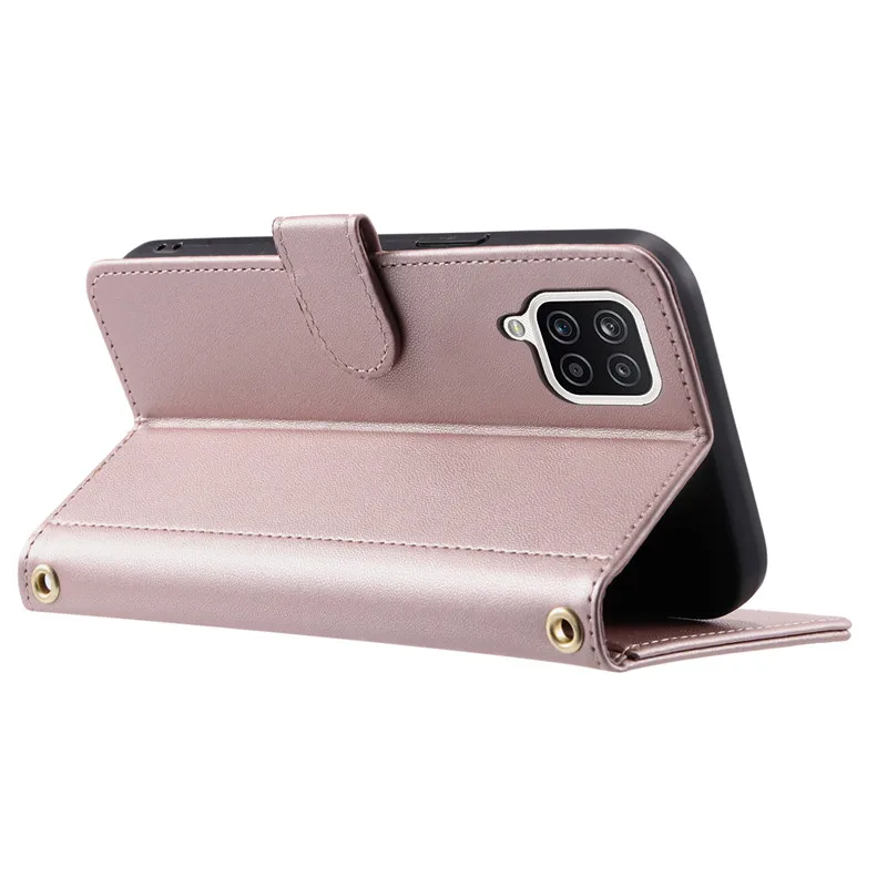 A12 Case For Samsung Galaxy A12 Wallet Card Leather Flip Case For Samsung A12 A 12 Case Protective Cover Coque Fundas Shell_voghion.com