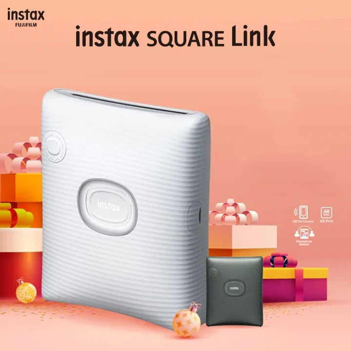 Fujifilm Instax Square Link Stampante Fotografica Per Smartphone Connettività Bluetooth Midnight Green Ash White 100% Originale