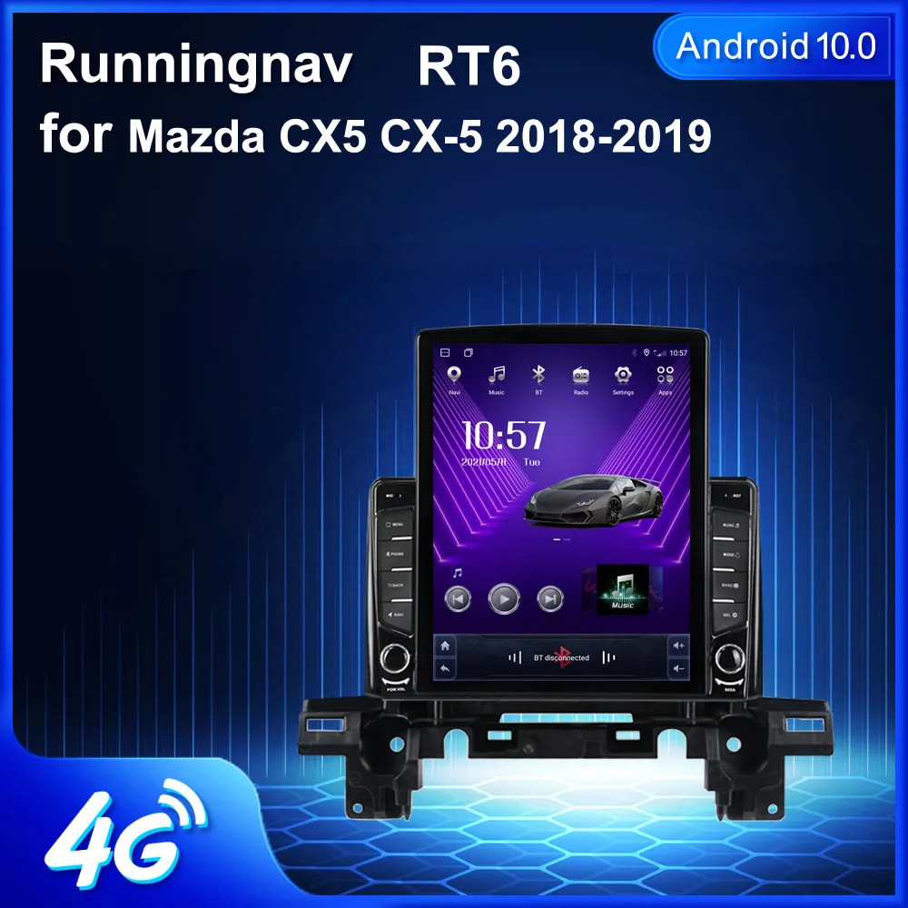 9.7 "Android For Mazda CX5 CX 5 2018 2019 Tesla Type 자동차 라디오 멀티미디어 비디오 플레이어 내비게이션 GPS자동차 멀티미디어