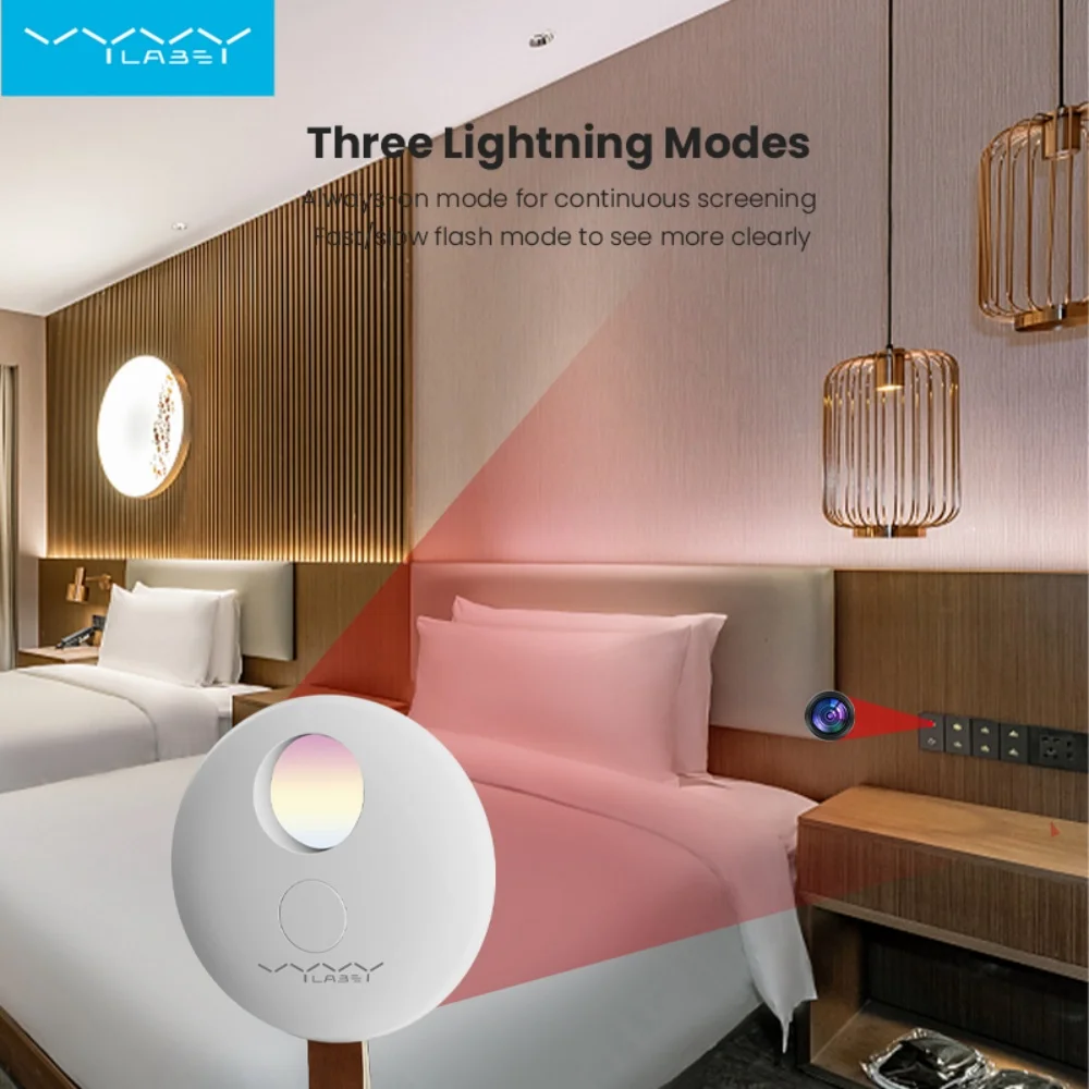 Vyvylabs Mini Camera Detector Hidden Portable Pinhole Lens Detect Anti-Peeping Protection spy gadgets professional gadget