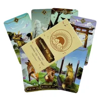 Seasonal Fox Tarot Cards For Beginners And Understanding Meanings On Them Edition Oracle Board Playing Table Games 1