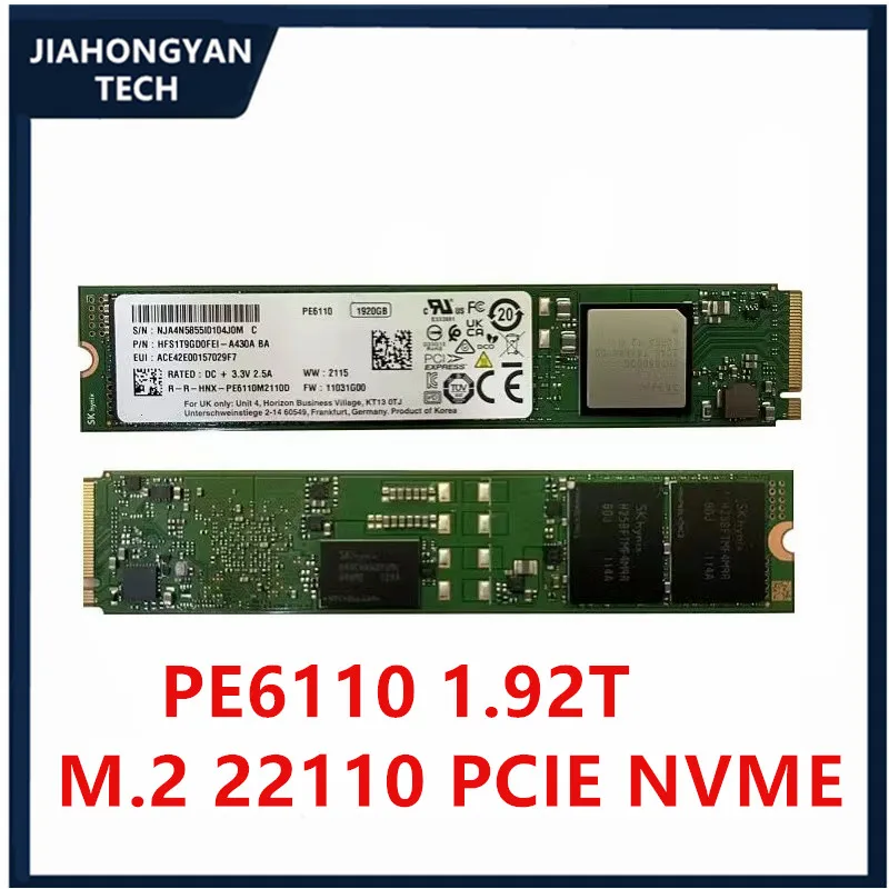 

Original FOR Hynix PE6110 1.92TB M.2 22110 PCIE NVME SSD enterprise class