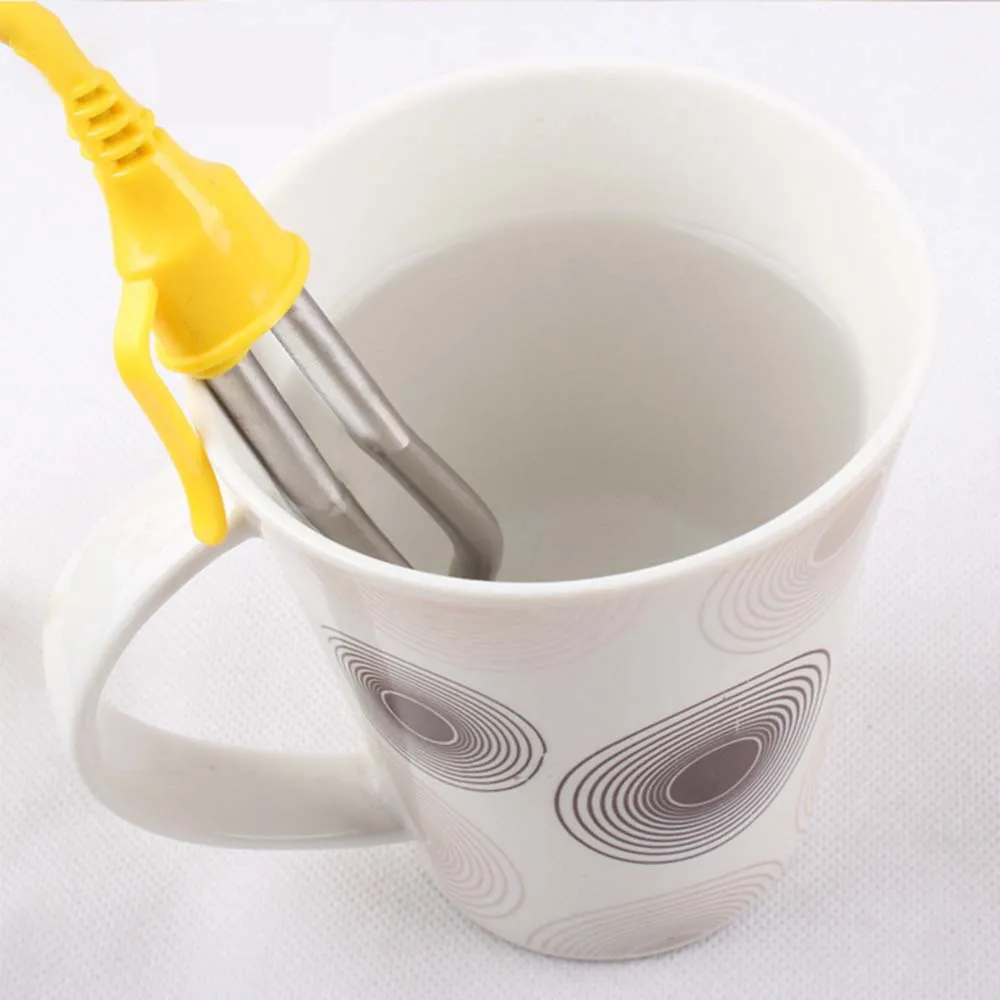500W Mini Electric Water Heater Cup Boiling Heater Stainless Steel