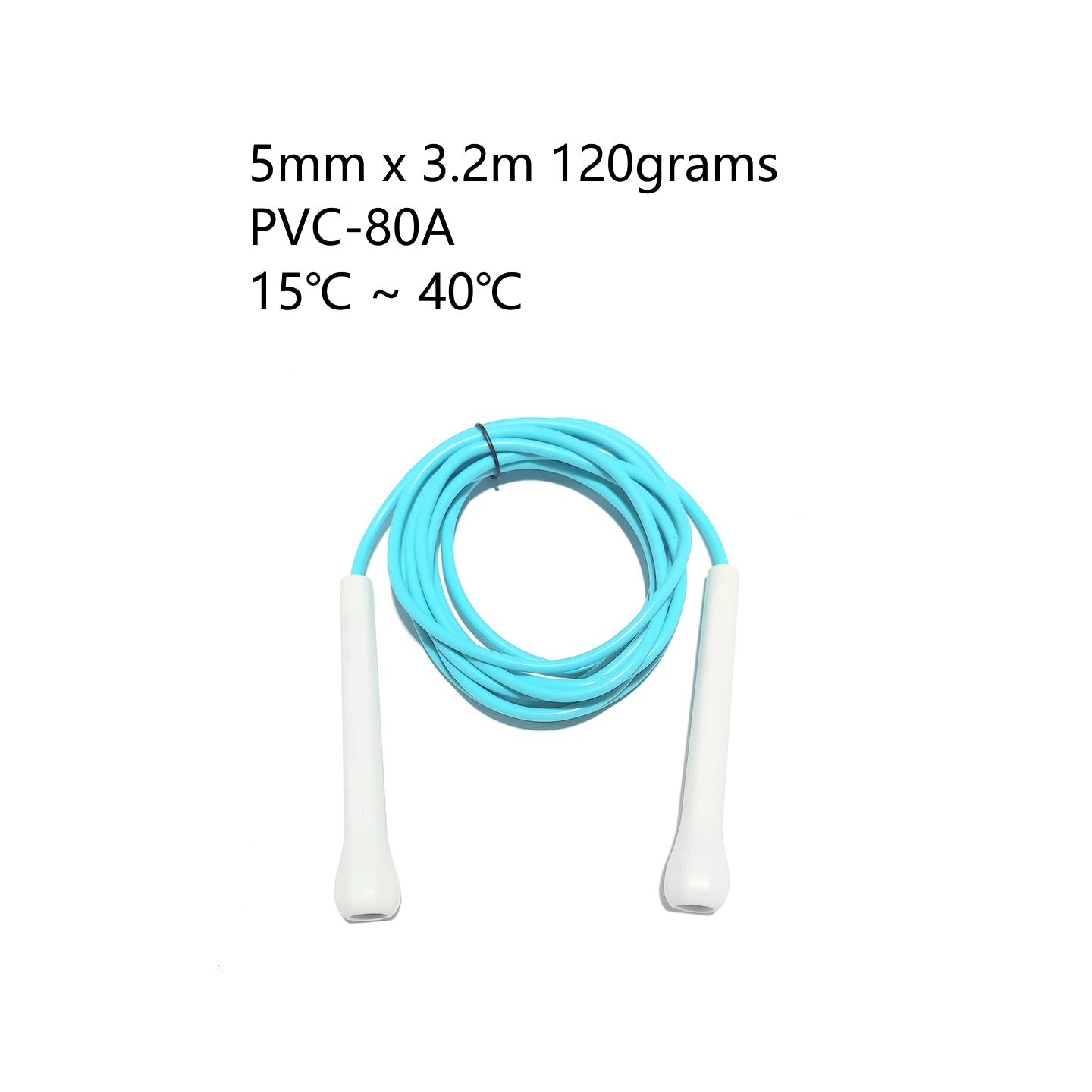 חבל דילוג מחומר PVC NEVERTOOLATE עם חבל קפיצה מהירה ללא תהפוכות לאימון קרוספיט ואימון כושר