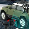 Newest 1/24 2.4G 2402 RC Cars 4WD Alloy Climbing Car LED Light, Fog Light, Double Flashing Light, Turn Light, Reversing Light 5