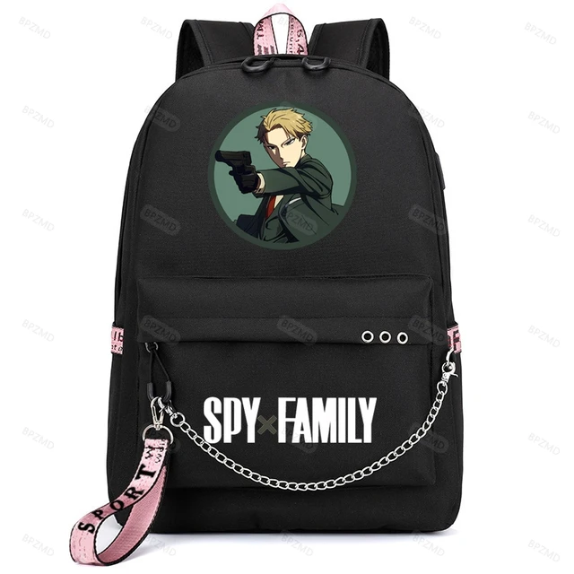 Anime Spy X Family Backpack For School 