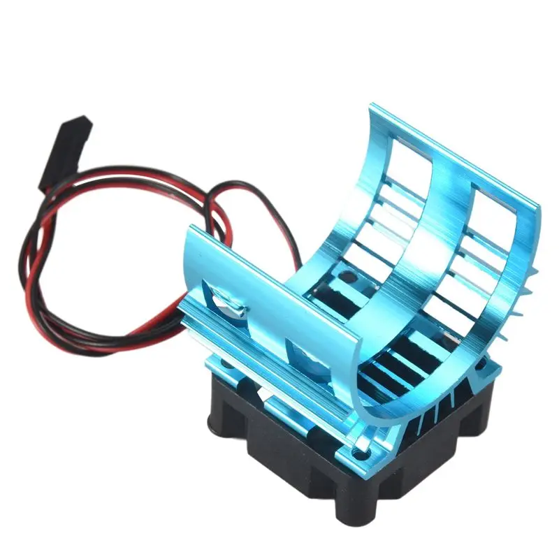 Wltoys A959-B 144001 124019 HSP 1/8 1/10 RC 자동차 540 550 3650 사이즈 모터 방열판용 모터 방열판 커버+냉각 팬