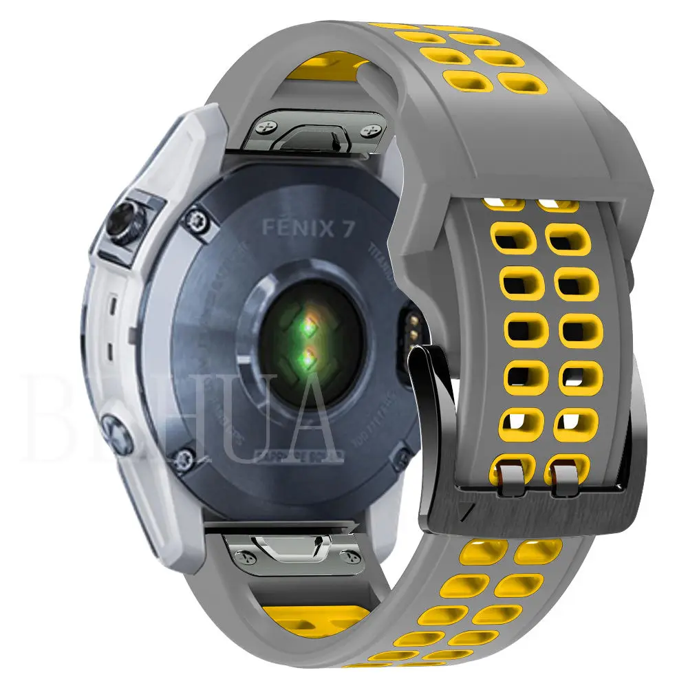 Enhanced Silicone Watch Band with Quick Release Mechanism