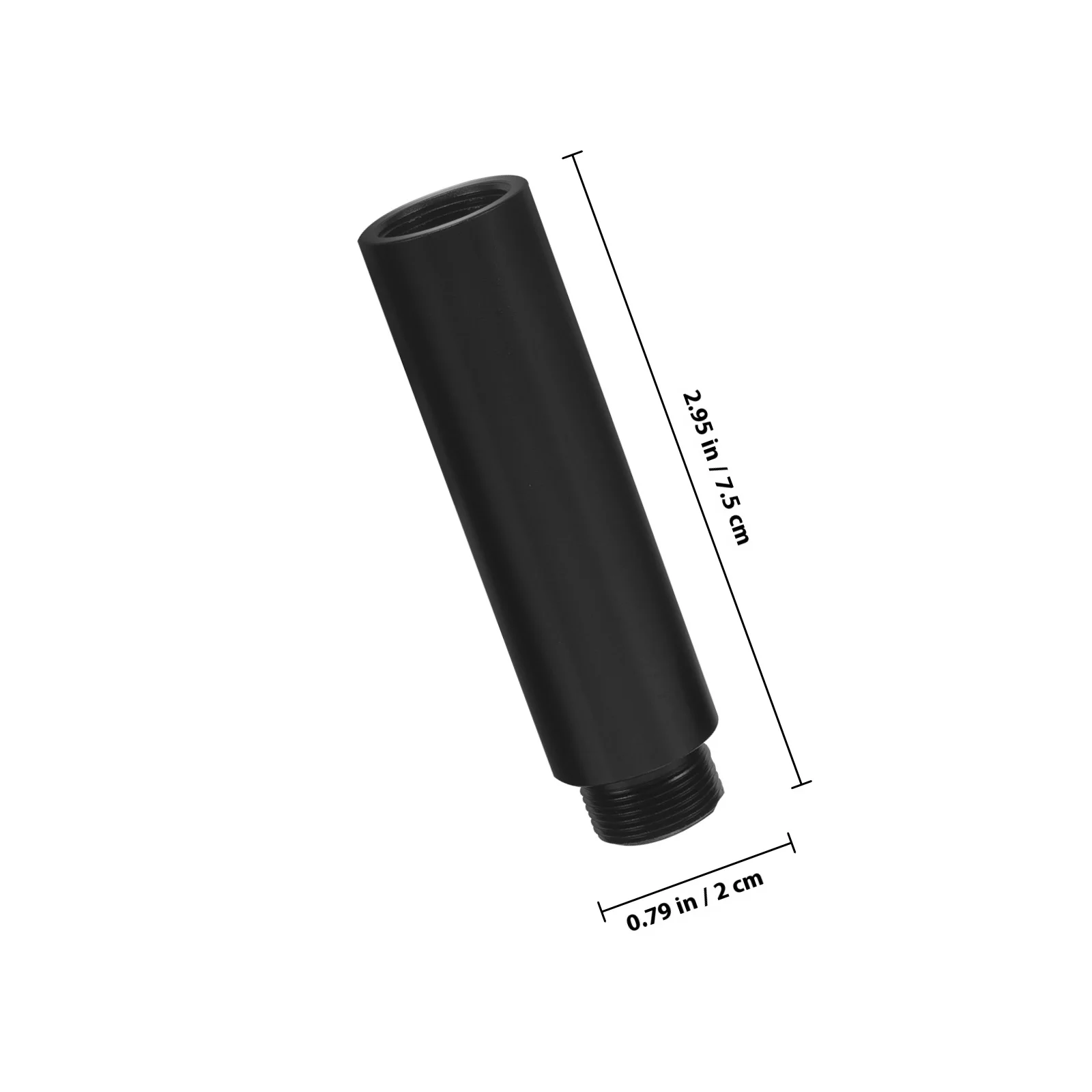 1세트 마이크 스탠드 연장 튜브 금속 마이크 어댑터 키트 스트리밍 녹음 노래용 간편 설치 마이크 연장