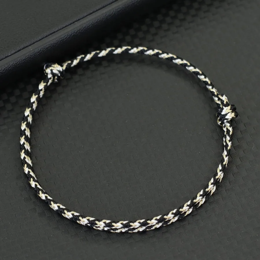 Adjustable Lucky Rope Bracelet for Men