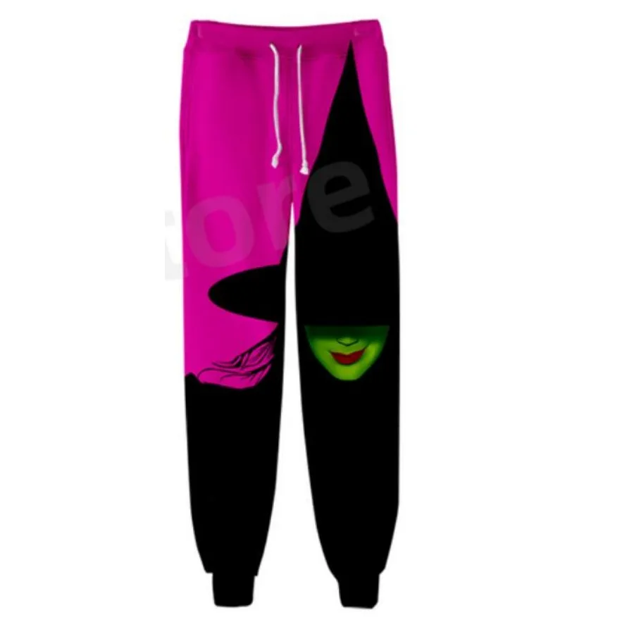 WICKED The Musical Elphaba Sweat Pants 3D Joggers Pants Casual Trousers Men/Women Hip Hop Sweatpants Pantalon Homme Streetwear 5
