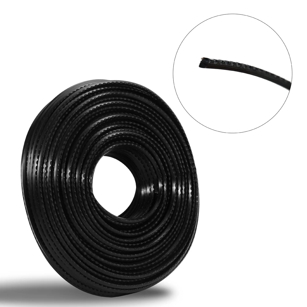 3.0mm 60 Meters Nylon Sawtooth Trimmer Rope Brush Cutter Strimmer Line Lawn Mower Accessory