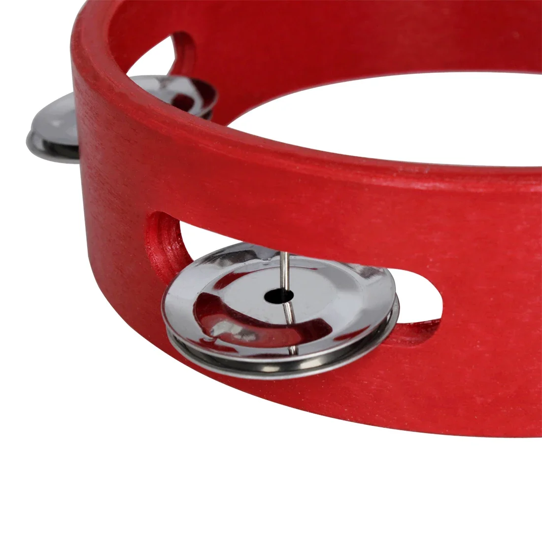 6 Inch Tambourine Hand Crank Drums Spin Rattle Wooden Hand Bell Orff Percussion Instrument Freestyle Drum Portable Kids Gifts