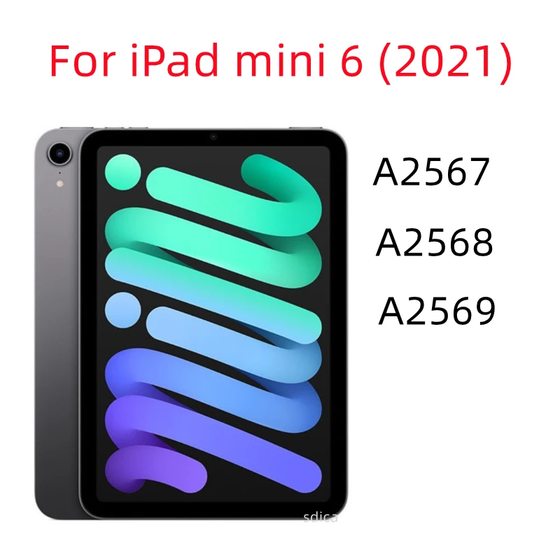 For iPad Mini 6 2021 Tempered Glass Screen Protector Mini6 A2567 A2568 A2569 8.3" Tablet Sceatch Proof HD Clear Protective Film 2